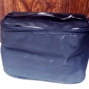 Black Waterproof Jeval Toiletry Makeup Travel Bag 7 x 5 x 4 inches